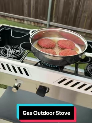 The best purchase EVER!! No more food odor!! #outdoorkitchen #outdoorstove #stove #Outdoors #tiktokshopcreatorpicks 