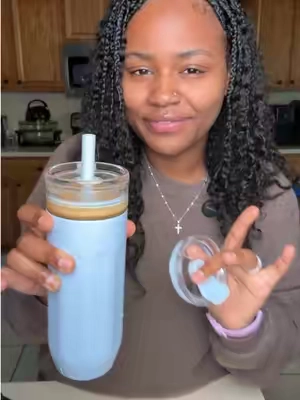 #glasstumbler #tumbler #coffeetumbler #icedcoffeecup #cups 