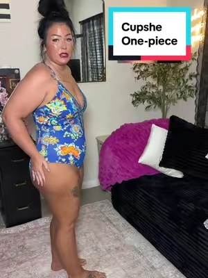 POV: You finally found a one-piece that smooths, supports, and still feels cute. 🌸 I love how this swimsuit hugs in all the right places, gives great tummy control, and has a gorgeous floral design that stands out without being over the top. This is one I’ll be reaching for all summer. @Cupshe @Cupshe Swim & Apparel  #cupshe #onepieceswimsuit #tummycontrol #flatteringswimwear #TikTokShopBacktoSchool   