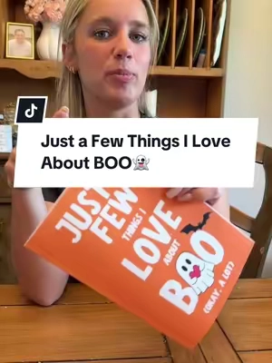 🎃 The sweetest little Boo Basket surprise! Fill in this adorable journal with all the things you love about your favorite person👻🧡  #BooBasket #personalizedgift #HalloweenGift #justafewthingsiloveaboutyoubook #SpookySeason 