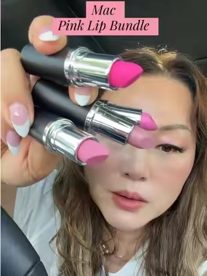 gorgeous pink lipsticks from Mac! @M·A·C Cosmetics #tiktokshopcreatorpicks #TikTokShopSummerSale #koreanskincare @