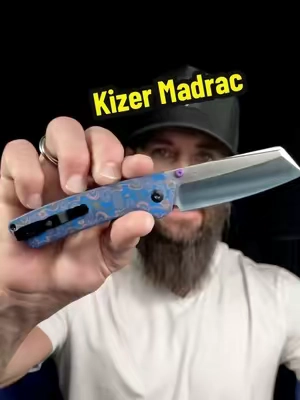 🚨 The Kizer Madrac is RESTOCKED! This TikTok exclusive packs just over 3” of AEB-L steel with that 🔥 Vortex-pattern Micarta handle. Grab it while it’s back! #Kizer #KizerMadrac #EDC #PocketKnife #KnifeCommunity 