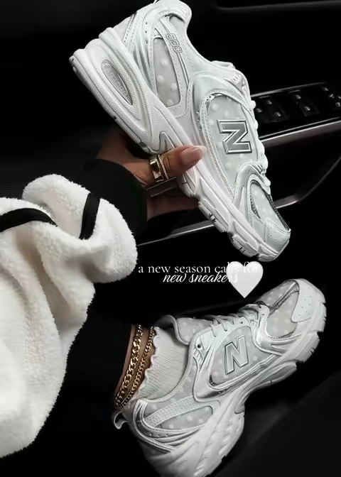 WORTH 👏🏽 IT 👏🏽 #flykicks #newbalance530 #sneakergirl #polkadotnewbalance @Fly Kicks 