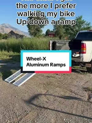 definitely the best way for an old guy like me to load/unload my bike. #motorcycle #dirtbike #atv #utv 