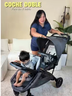Este coche doble está perfecto para una mami de dos bebés. #babystroller #doublestroller #babyessentials #babymusthaves #tiktokshopcreatorpicks @Baby Trend Inc 