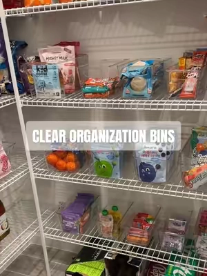 the only organization system i’ve actually maintained for 4 months! & i’m up to 18 bins now 🤫 #typecmom #pantryorganization #organizedhome #TikTokshopbacktoschool #backtoschool 