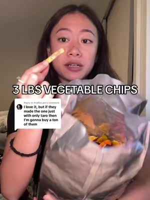Replying to @Ariella Lavi #ad #vegetablechips #snacks #TikTokshopbacktoschool  Affiliate disclosure: I may earn a commission from purchases made through my link. I am not the manufacturer or seller of this product and am not responsible for product formulation, manufacturing, ingredient accuracy, nutritional content, allergen information, dietary suitability, storage, or individual outcomes. This product is a food/candy item and is not intended to diagnose, treat, cure, or prevent any disease. Individual tastes and experiences may vary. Please review all ingredients, nutrition information, allergen details, storage instructions, and warnings before consuming