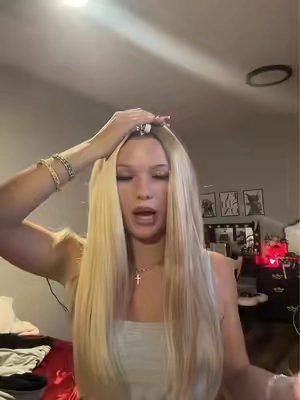 do I add more darker blonde or do I keep it bright #haircolor #blonde #extentions #help #tapeins
