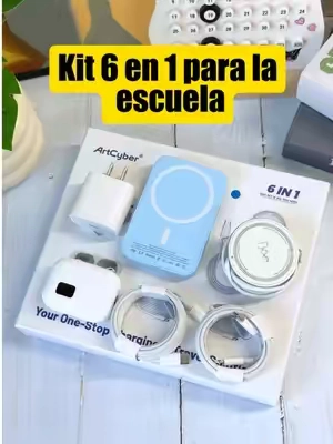 Todo lo que tus hijos necesitan para la escuela en un solo kit🎒🎁#TikTokshopbacktoschool
 #regresoaclases#kitdecarga #Tech #gadgets