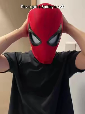 Yea these are pretty sick ngl #spidey #spideymask #mask #halloweencostume 