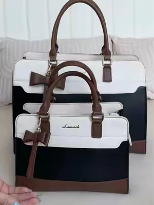 15.6" workspace giant or 11" mini purse—which Water-Resistant Tote Bag do you need?🫶#backtoschool #TikTokshopbacktoschool #totebag #workbag #fyp 