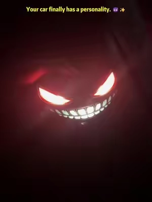 Car devil’s eye decorative lamp. #car #carconversion #fypシ #carmodification #caraccessories 