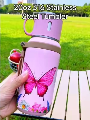 20oz 316 Stainless Steel Tumbler #tiktokshop #drinkware #cup #fyp