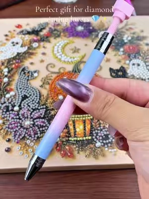 Upgrade your diamond painting game This diamond art pen set comes with replaceable wax tips and a smooth, ergonomic grip that makes crafting easy, clean, and satisfying. Perfect for beginners, pros, or anyone who uses crafting as therapy. #diamondpainting #pen #diamondart #TikTokshopbacktoschool #tiktokshopsummersale