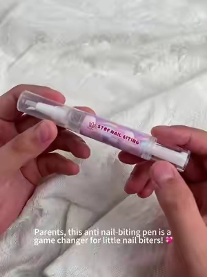 If you struggle with nail biting I HIGHLY recommend this pen. #nailbiting #nailpolish #nailhacks #Qiek #TikTokshopbacktoschool