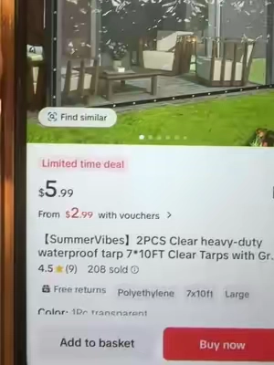 Don’t miss it #rain #rainproofcover #fpy #outdoor#tiktokshopblackfriday 