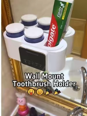 Soluciones simples para tu baño. Este portacepillos de montaje en pared me ayudó a ahorrar espacio y mantener todo organizado. No necesita perforar, se ve moderno y es muy práctico para el uso diario. Lo encuentras en el carrito naranja. #solucionesparaelhogar #bañoorganizado #organizacióndelhogar #tiktokshop #tiktokmademebuyit