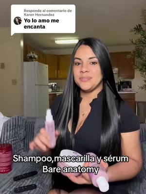 Respuesta a @Karen Hernandez Set Bare Anatomy Ultra Smoothing con shampoo, mascarilla y sérum que ayuda a que el cabello se vea más suave y manejable, complemento práctico para la rutina de cuidado capilar. #BareAnatomy #HairCare #HairRoutine #CabelloSuave #HairTrio     