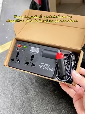 ¡Este adaptador de corriente para coche es revolucionario! ¡Cambia por completo tus viajes por carretera! #consejosparacoche #trucosparacoche#tiktokshop #autoparts #caraccessories