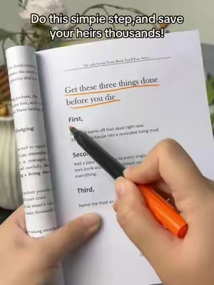 Your future self will thank you for reading this book. #trusts #livingtrust #LifeFaith #tiktokshop #Greenish