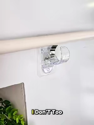 No more damaging your wall to hang curtains! Watch this game changer! #hook#curtainrodholder#discount #TikTokshopbacktoschool #sohochic 