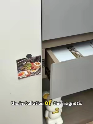Keepyourcabinetdoorssecurelyclosedwiththiseasysolution!#TikTokshopbacktoschool #HassleFree#MagneticSolution#HomeImprovement#DIYHome