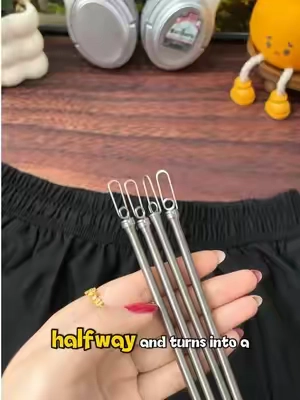 Stop using safety pins and struggling with strings. This simple tool gets the job done in seconds.👍👍👍 #TikTokshopbacktoschool #ProblemSolved #GadgetFinds #HomeOrganization #ViralProducts 