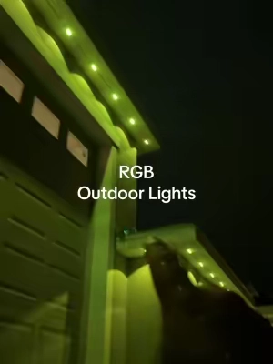 IP67 Waterproof RGB Outdoor Eave Lights Smart Louts Lantern App & Infrared Remote Control Dimmable Color Changing Permanent Roof Decor Lights for Garden Wedding Christmas Halloween Party  @Segrass  #rgblights #stringlights #outdoordecor #outdoorlighting #rgb 