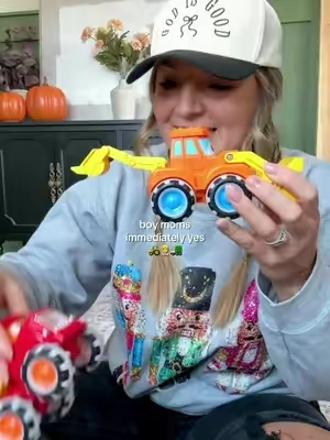 These light up construction vehicles are so cute #boymoms #giftsforkids #toytruck 
