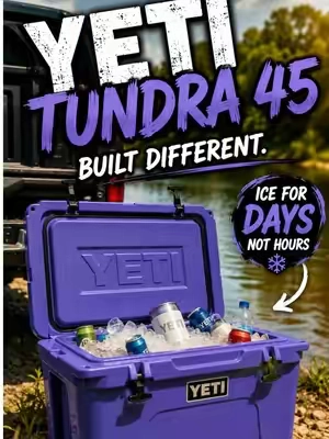 This cooler’s built like a damn tank. #YETI #YETICooler #Tundra45 #FishingGear #TikTokShop @YETI 