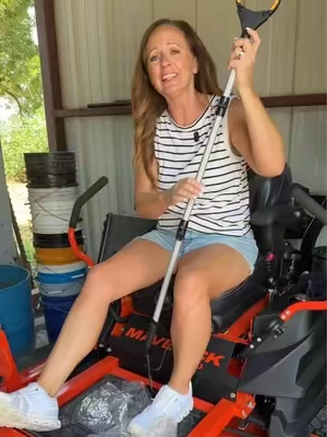 I’m not lazy… I’m just efficient. This 43-inch grabber tool lets me pick up trash without leaving the mower. #LawnCare #OutdoorTools #YardWork #Homeowner #SmartTools 