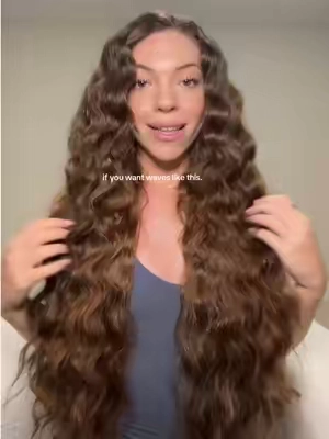 Waved hair season🤍 #hair #hairtok #hairtutorial #wavytalk #wavytalkpowerwave 