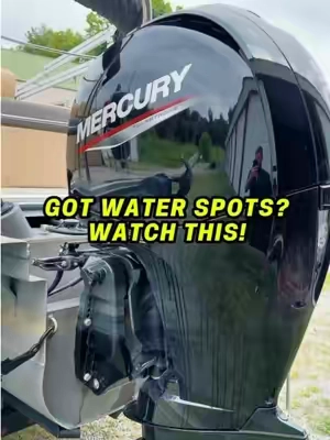 Don’t hesitate to use this on your boat, campers, and RVs. #boat #clean #waterspot #cleaner #boatcleaner 