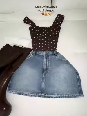 The cutest top, I got size small, it has a lot of strech 😊🍂🤎 #falloutfits #falloutfitinspo #fallfits #pumkinpatch ##fallseason 