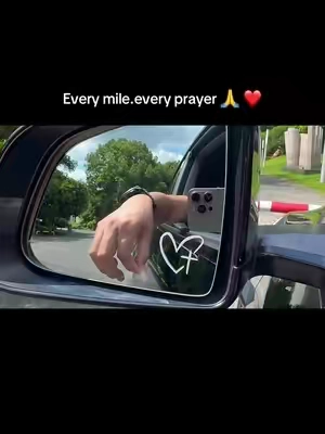 Heart ❤️ & Cross ✝️ car mirror stickers.cute stickers #carsaccessories #cuteaccessories #truckaccesories #faith #heart 