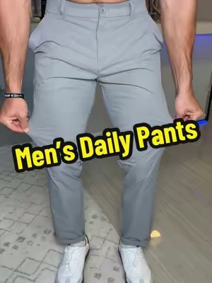 Stretchy, Quality Daily Casual Pants! #menspants #pants #stretchypants #mensfashion #tiktokshopcreatorpicks 