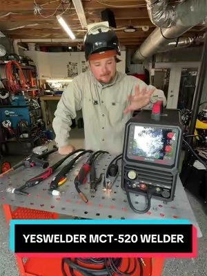 This 6 in 1 welder is awesome! @YesWelder #yeswelder #welding #welder #fabrication #tiktokshopcreatorpicks 