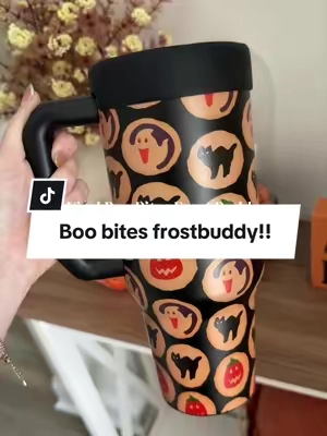 Restocked after a year!!! 👀 100% chance of selling out again! Keeps drinks icy and is available in several sizes! @Frost Buddy #frostbuddytogo #boobitesfrostbuddy #halloween #halloweenfrostbuddy #TikTokshopbacktoschool 
