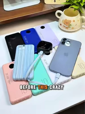 One charger for everything. compatible with both Android and Apple, and it charges very quickly. #TikTokShopBackToSchool#summerwins #powerbank #charmast #dealsforyoudays Universal Fast Charging Power Bank for Android and Apple Lead One charger for everything: a universal power bank that's compatible with both Android and Apple devices and delivers very fast charging. This short guide explains what to expect, who it fits, and why it's useful for summer and travel. What it is A portable power bank designed to work with Android and Apple phones and accessories. The product claims broad compatibility and rapid charging, making it a single solution for mixed-device households or trips when you don't want multiple chargers. Key benefits - Single charger for multiple devices: eliminates the need to carry separate Android and Apple chargers. - Fast charging: charges devices quickly so you spend less time tethered to the charger. - Portable convenience: suitable for summer outings, travel, and daily use when you need extra battery life. Compatibility details to check - Connector types: confirm included ports and cables (USB-C, Lightning, USB-A) match your Android or Apple devices. - Power output: look for wattage or fast-charge standards (e.g., PD, QC) to ensure rapid charging for your phone or tablet. - Device limits: check capacity (mAh) to estimate how many full charges you can expect for your phone. Practical use cases - Mixed-device households: share one power bank between Android and iPhone users. - Travel and summer activities: keep devices powered during long days out, flights, or road trips. - Emergency backup: fast charging restores usable battery quickly when you need it most. Buying tips - Verify manufacturer (Charmast) model specs for port types, capacity, and supported charging protocols. - Prioritize a power bank with both USB-C PD and a Lightning cable or port if you use recent Android phones and iPhones. - Compare capacity vs. weight: higher mAh gives more charges but adds bulk-choose what fits your routine. Takeaway A universal fast-charging power bank is a practical, space-saving accessory for anyone using Android and Apple devices. Confirm ports and fast-charge support to get the quickest, most reliable performance. Hashtags and tags     Keywords: universal power bank fast charging, power bank for Android and Apple, fast-charge portable battery, Charmast power bank features, one charger for everything, multi-device power bank compatibility, quick charge powerbank review, summer portable charger tips, power bank buying guide