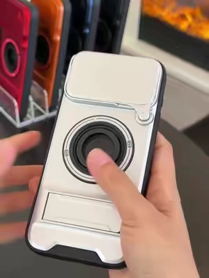 Shockproof Magnetic Case with Slide Camera Lens Protector For iphone17 16 15 1413 and Samsung GalaxyS25S24S23S22 S21 Ultra Plus Rotating Ring Holder.#samsunggalaxyphonecas e#CaseMagneticoGalaxyProteccionCompleta #accesorios