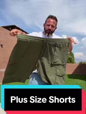 Big and tall plus size shorts for men #TikTokShopCreatorPicks #plussizefashion #mens #shorts #bigandtall 