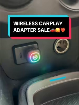 Allow wired CarPlay to change to wireless CarPlay 🙌#wirelesscarplay #wirelesscarplayadapter #newgearnewme #tiktokshopsummerturnup #TikTokshopbacktoschool 