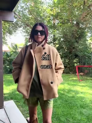 Lace shorts + oversized layers + the coatttt 🤌🏼🤎 I had no business putting all of this together but somehow it WORKS. This might be one of my favorite transitional outfits yet. #tiktokshopbacktoschool #fallfits #fallfashion #ootdinspo #coats 