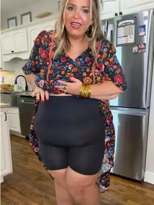 Catfish shapewear shorts that I can breathe and move in?!!! SOLD. I’m a size 24W and 5’6” wearing the 4X in this plus size piece! #tiktokshopcreatorpicks 