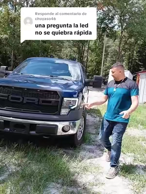Respuesta a @chuyaso46 G-PLUS Full LED Headlight Assembly with LED DRL, Headlight Replacement for 2009-2014 Ford F150 F-150 Truck, Driver & Passenger Side Pair, Black/Clear Vehicle Accessories,car accessories