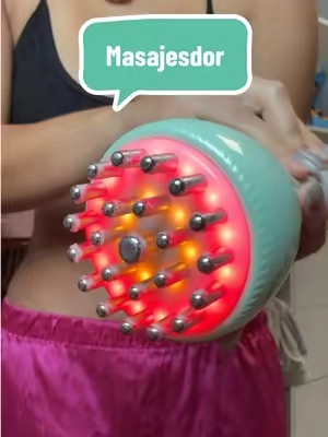 Masajeador con luz led y vibración. #masaje #lipo #abdomen #BackToSchool 