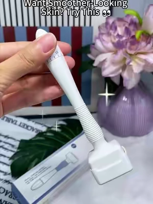 Upgrade your at-home skincare routine. Beginners, start with a lower setting like 0.5. #DermaStamp #MicroneedlingTool #SkincareTool #BeautyTool #beautytools 