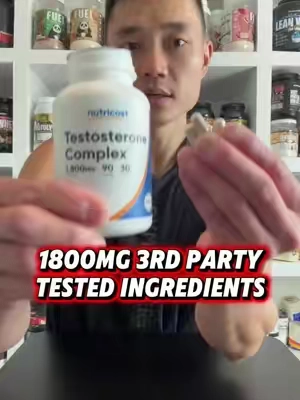 The most affordable testosterone support complex that covers all the basics men are deficient in @Nutricost #nutricost #testosterone 