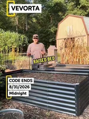 【SummerFinds】VEVOR Metal Raised Garden Bed, Outdoor Galvalume Planter Garden Box, Open Bottom Design, Large Planter Raised Bed for Growing Vegetables, Flowers, Herbs, and Succulents, Gray #tiktokshopbacktoschool #homemakeover #raisedbedgarden #gardening #raisedbed 