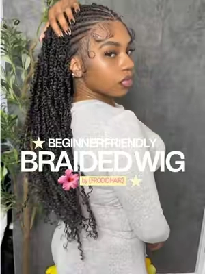 And I love how the hair is not too long 😍 I’m 4’11 for reference @FRODIO #frodio #passiontwist #flattwist #braidedwig #fyp